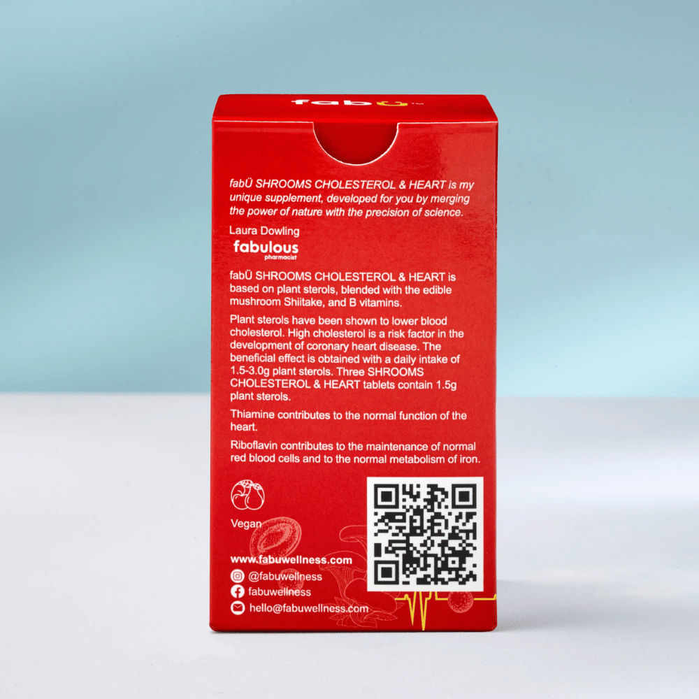 FabU Shrooms Cholesterol & Heart 60 Caps