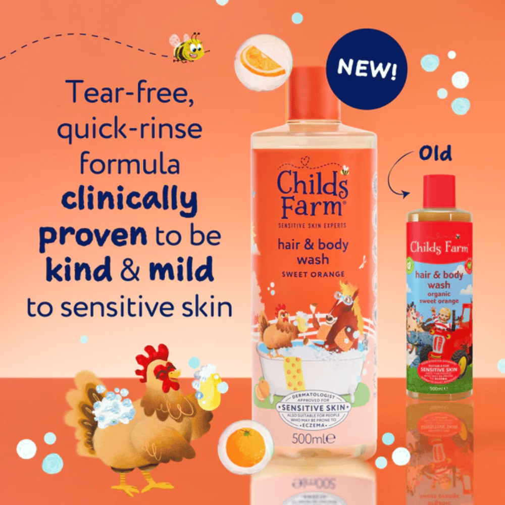 Child Farm Hair & Body Wash - Sweet Orange 500ml