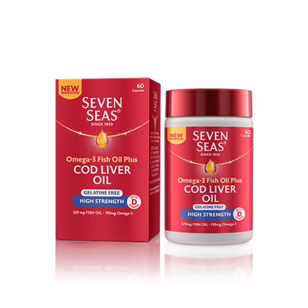 Seven Seas Cod Liver Oil High Strength Gelatine Free