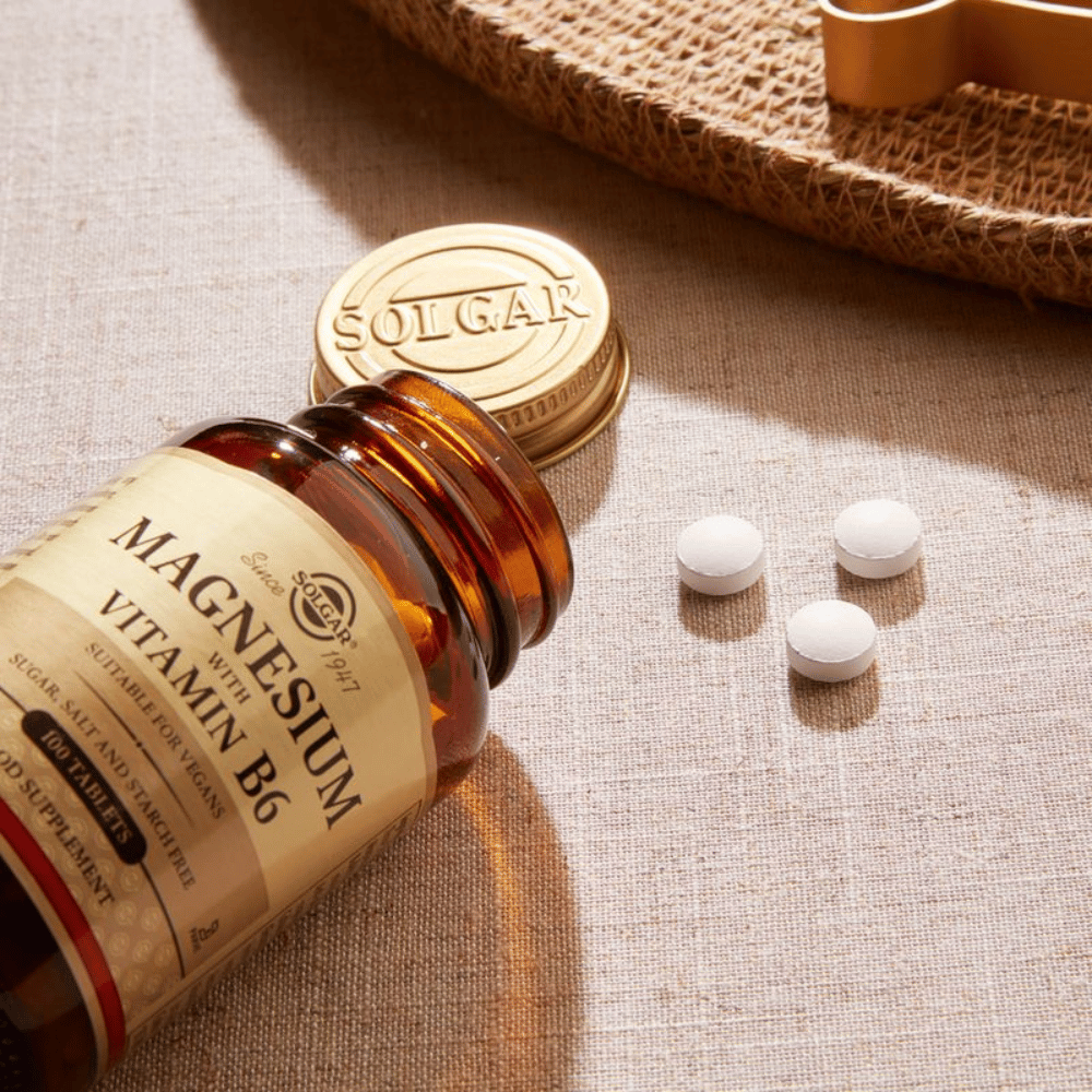 Solgar Magnesium With Vitamin B6 Tablets 100's
