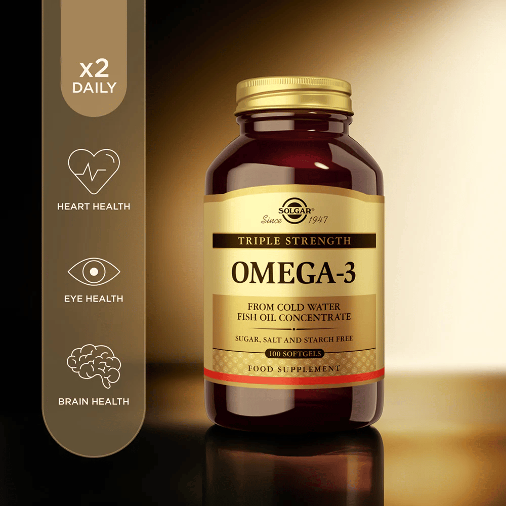 Solgar Omega-3 Triple Strength Capsules 50's