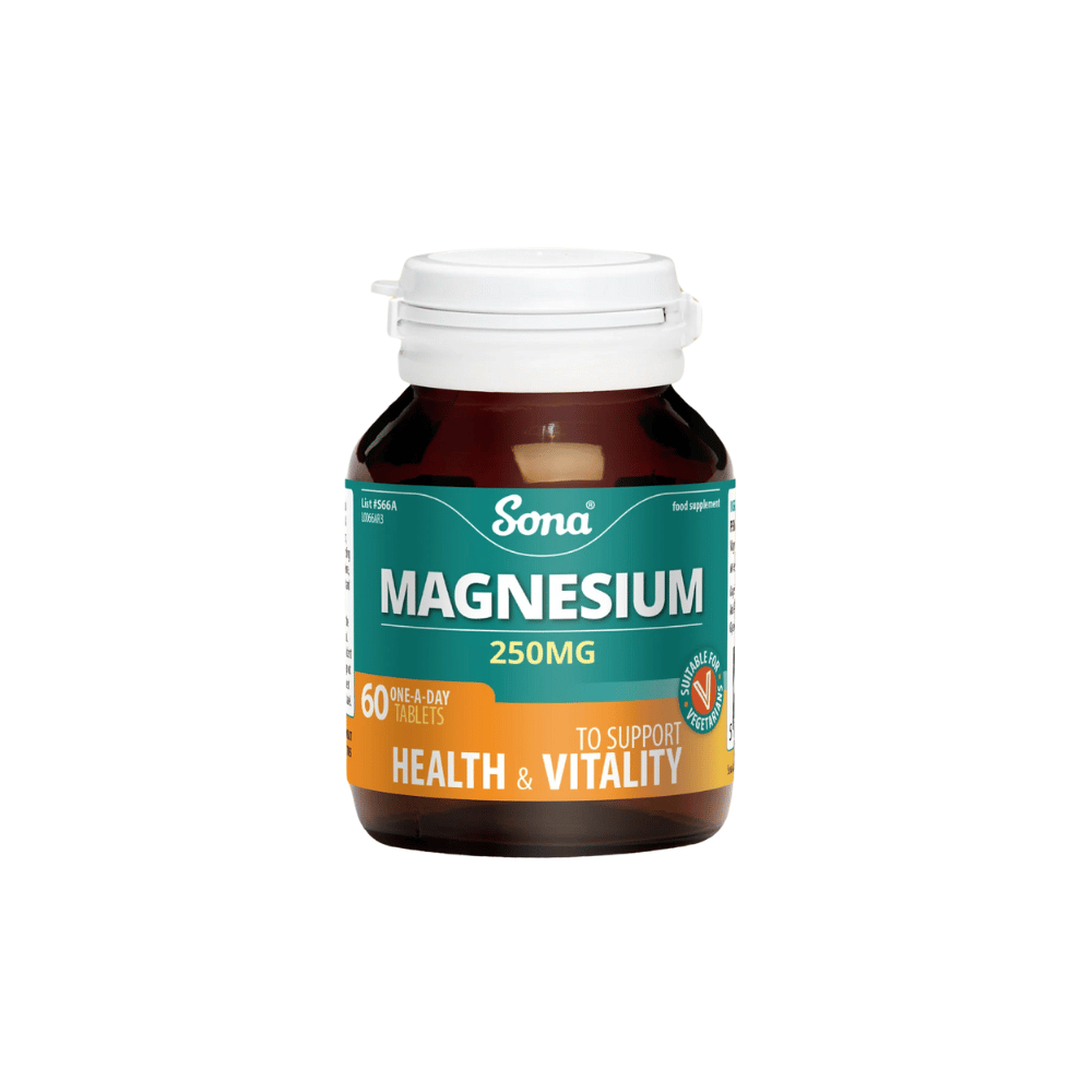 Sona Magnesium 250mg 60 Tabs