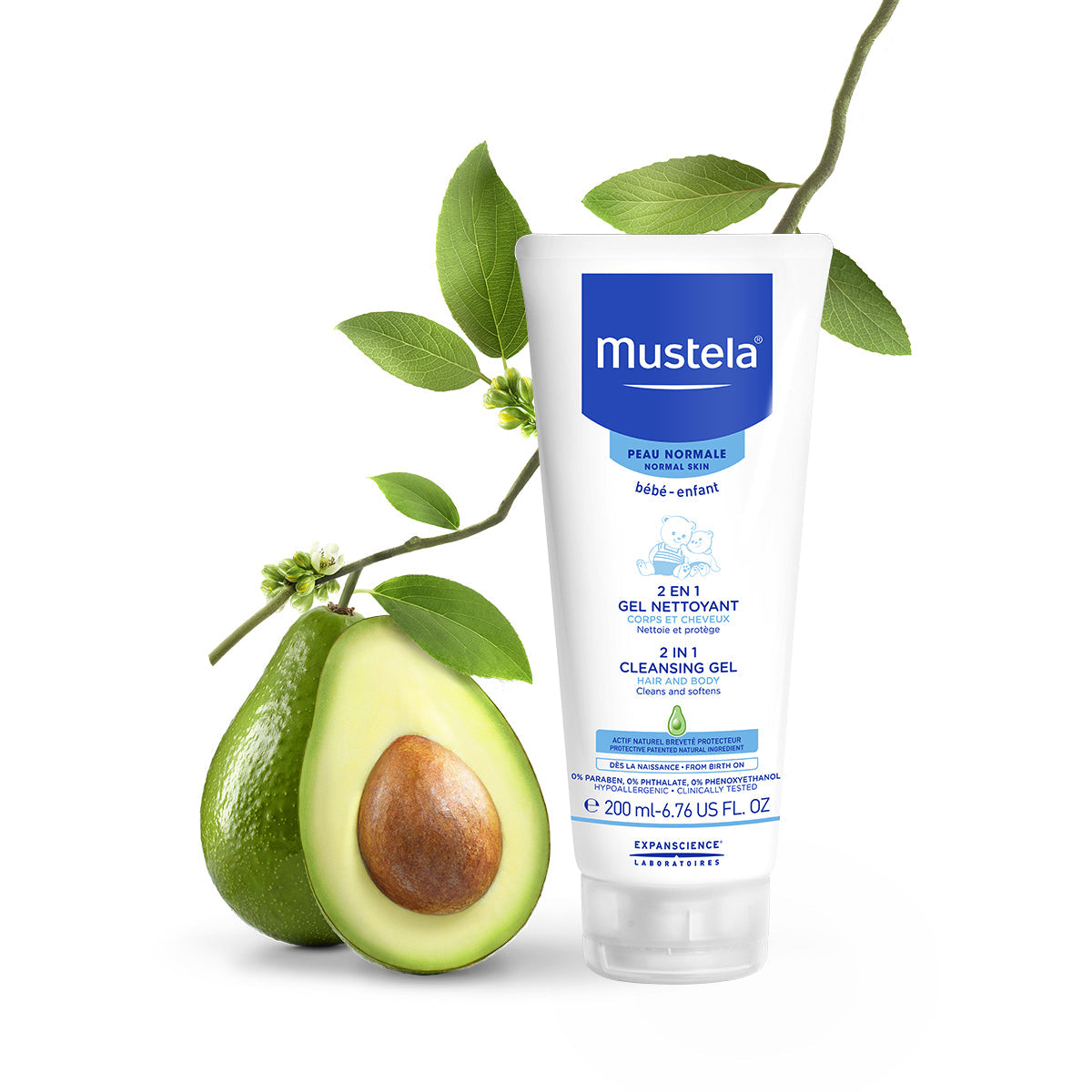 Mustela 2 In 1 Cleansing Gel 200ml