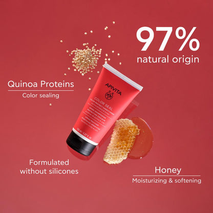 Apivita Color Seal Conditioner with Quinoa Protein & Honey 150ml