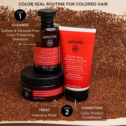 Apivita Color Seal Conditioner with Quinoa Protein & Honey 150ml