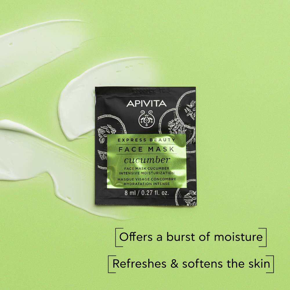 Apivita Express Cucumber  Mask 2X8ml