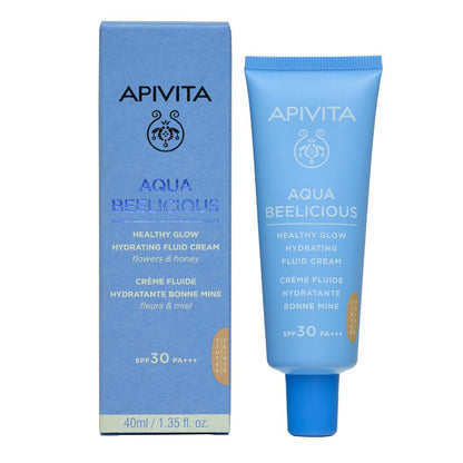 Apivita Aqua Beelicious Healthy Glow Hydrating Fluid Cream 40ml