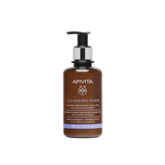 Apivita Cleansing Creamy Foam – Face & Eyes 200ml