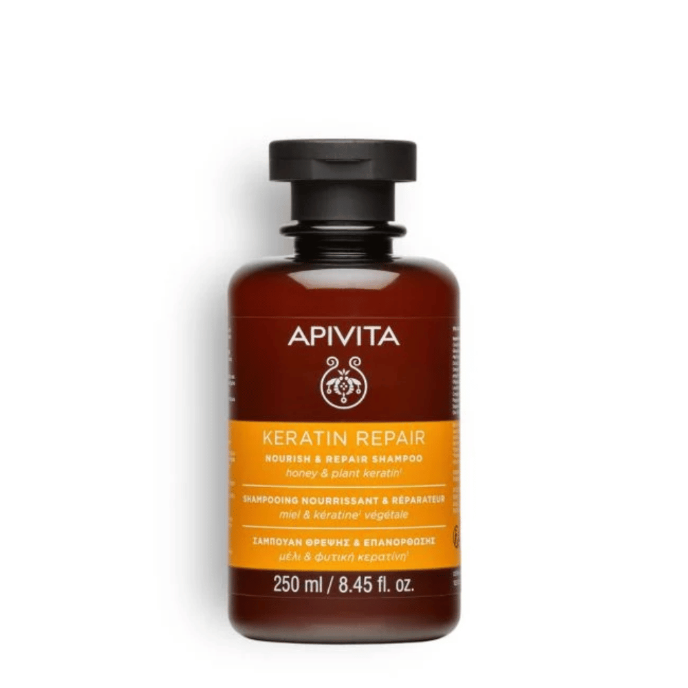 Apivita Keratin Repair Nourish & Repair Shampoo for Dry-Damaged Hair 250ml