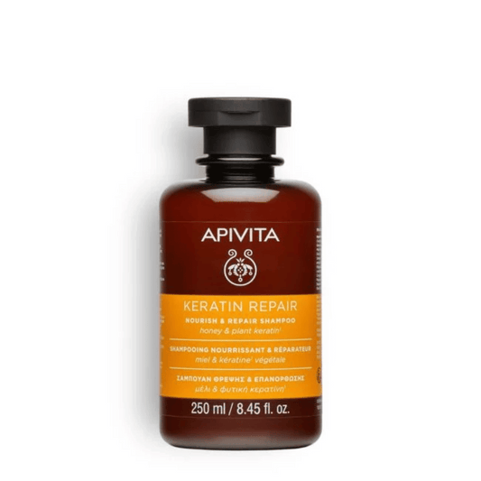 Apivita Keratin Repair Nourish & Repair Shampoo for Dry-Damaged Hair 250ml