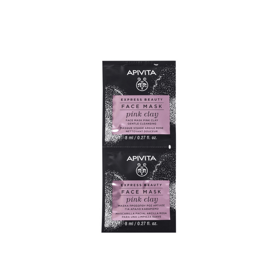 Apivita Pink Clay Gentle Cleansing Face Mask 2X8ml