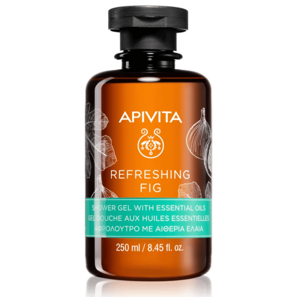 Apivita Refreshing Fig Shower Gel with Essential Oils 250ml