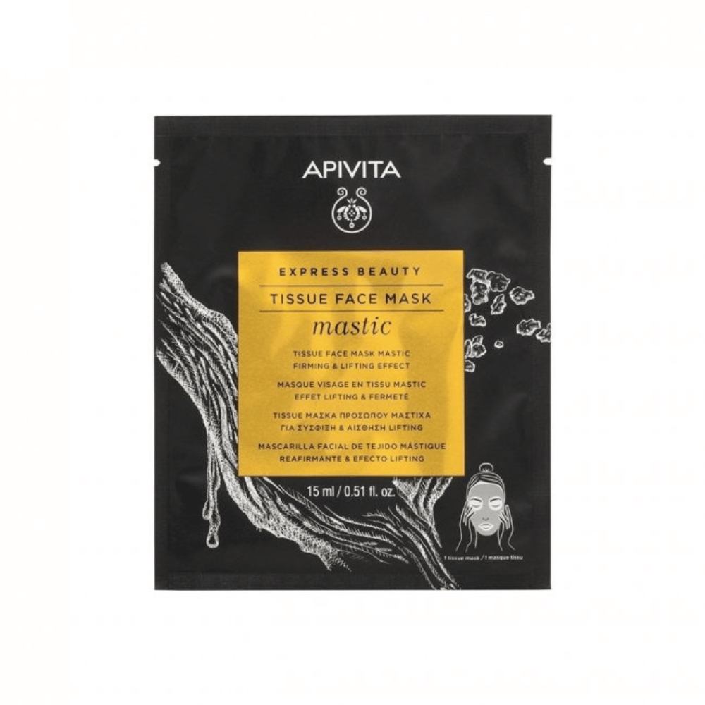 Apivita Tissue Face Mask- Mastic Firming & Lifting Effect 15ml