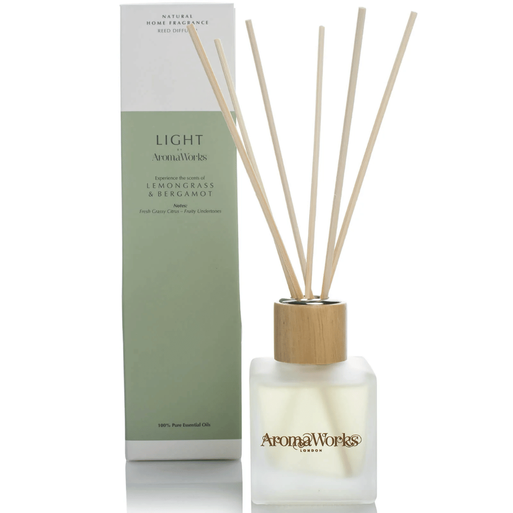 AromaWorks Light Range - Lemongrass & Bergamot Reed Diffuser 100ml