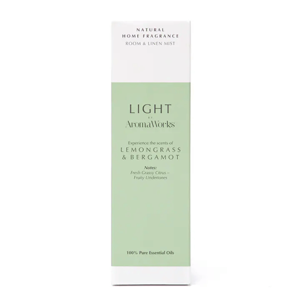 AromaWorks Light Range Lemongrass & Bergamot Room Mist 100ml