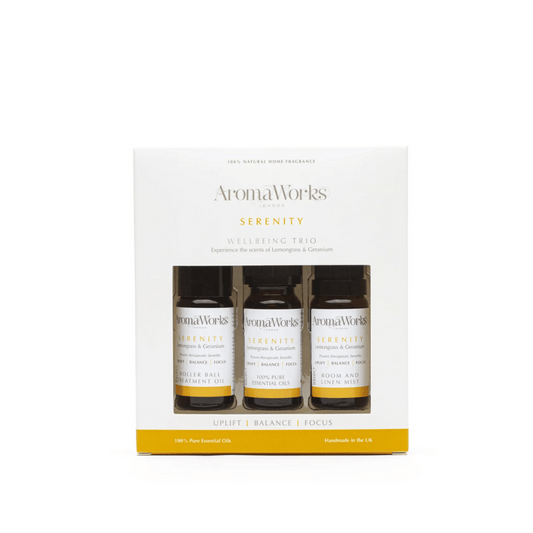 AromaWorks Serenity Wellbeing Trio 3 x 10ml products