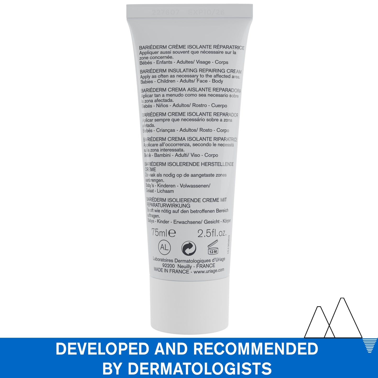 Uriage Bariederm Insulating Repairing Cream 75ml