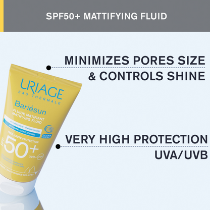 Uriage Bariesun Mat Fluid SPF50+ Very High Protection 50ml