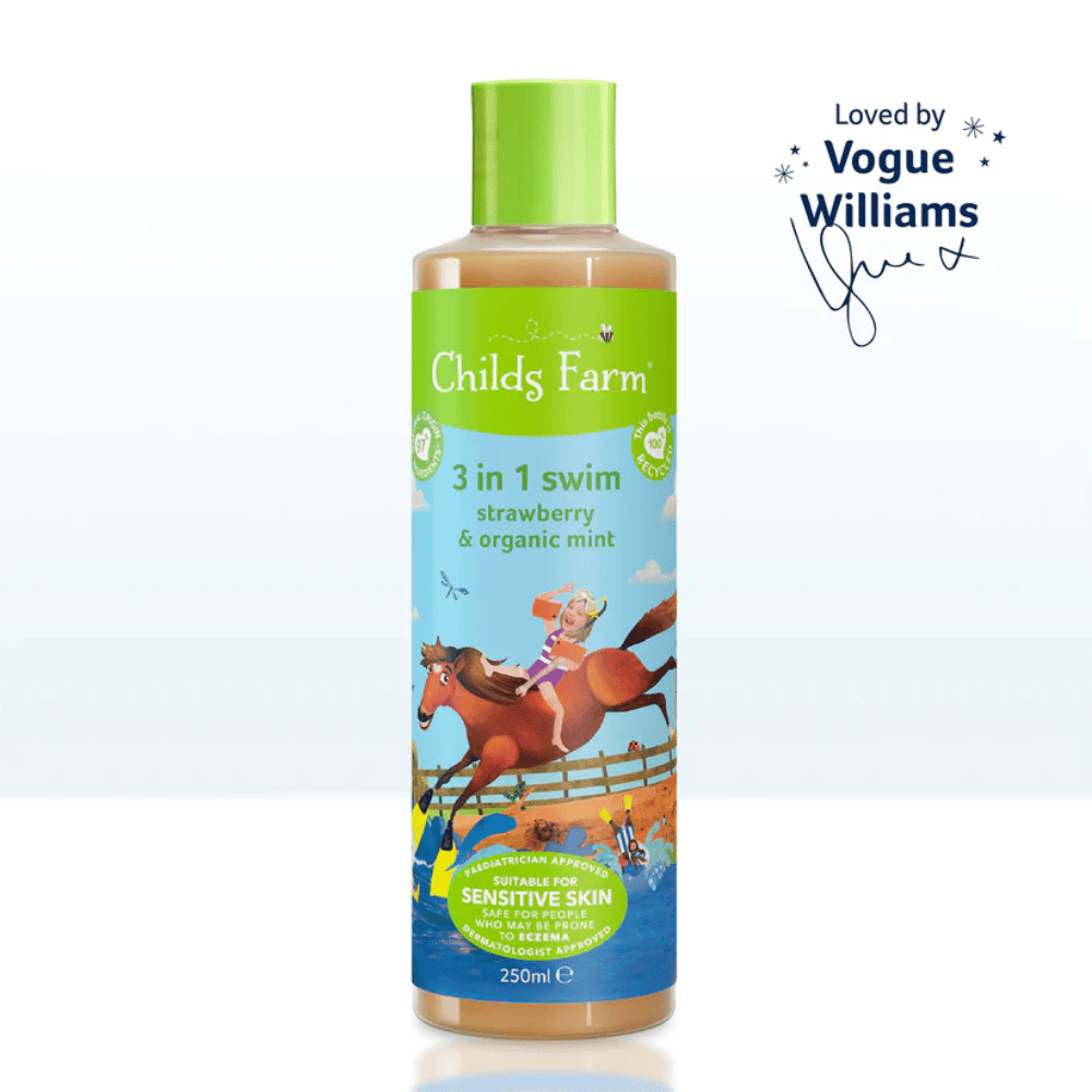 Childs Farm  3In1 Swim Strawberry and Organic Mint 250ml (Green)
