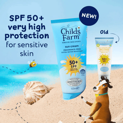 Childs Farm Fragrance-Free Sun Cream  SPF50+ / 100ml