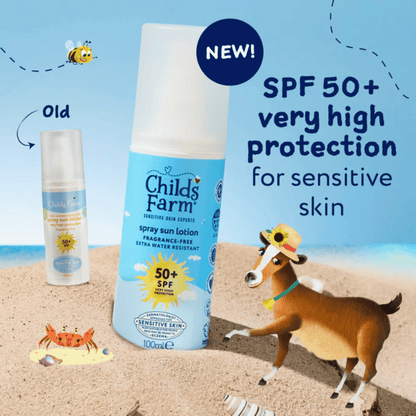 Childs Farm SPF50+ Fragrance-Free Sun Spray -  100ml