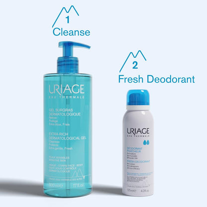 Uriage 24H Refreshing Deodorant 125ml