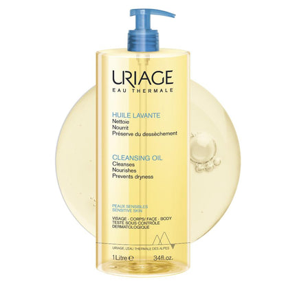 Uriage Cleansing Soothing Oil For Shower & Bath 1L