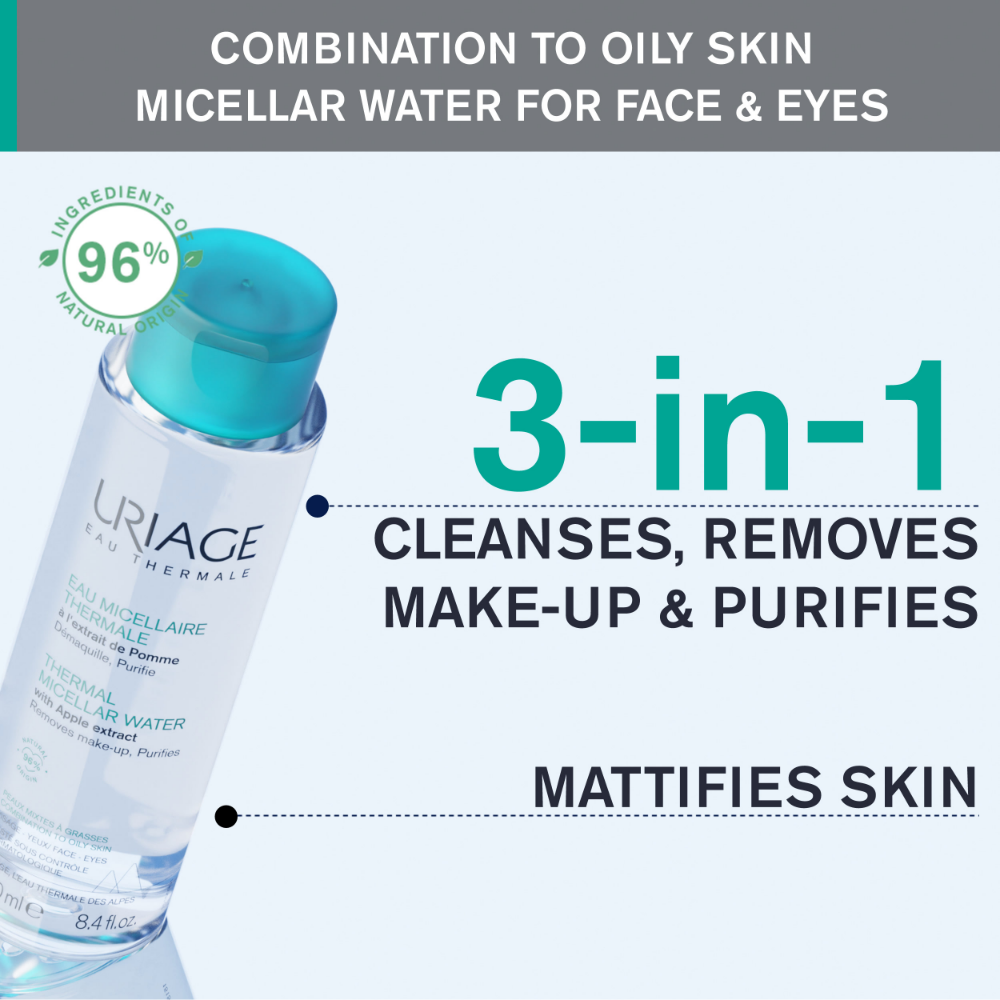 Uriage Thermal Micellar Water Combination To Oily Skin 250ml