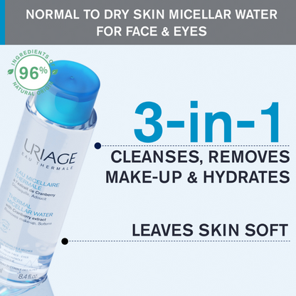 Uriage Thermal Micellar Water Normal To Dry Skin 250ml