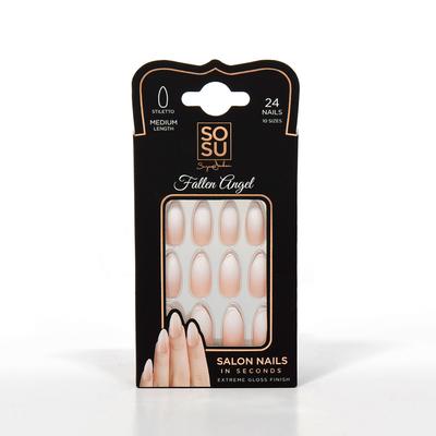 SOSU False Nails Stiletto Medium Fallen Angel from YourLocalPharmacy.ie