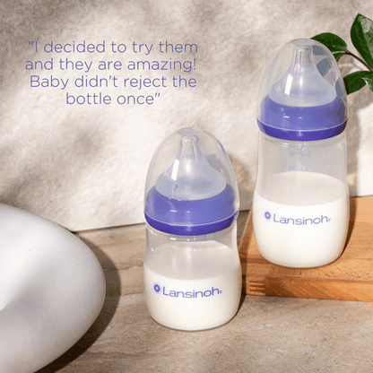 Lansinoh Feeding Bottles Twin Pack / 2 x 160ml