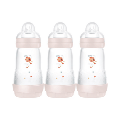 Mam Easy Start Anti-Colic 260ml Bottle 3Pk - Girl