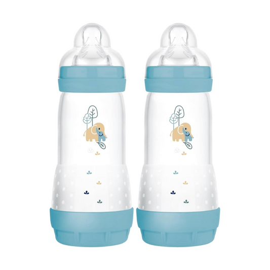 Mam Easy Start Anti-Colic 320ml Bottle 2Pk - Boy