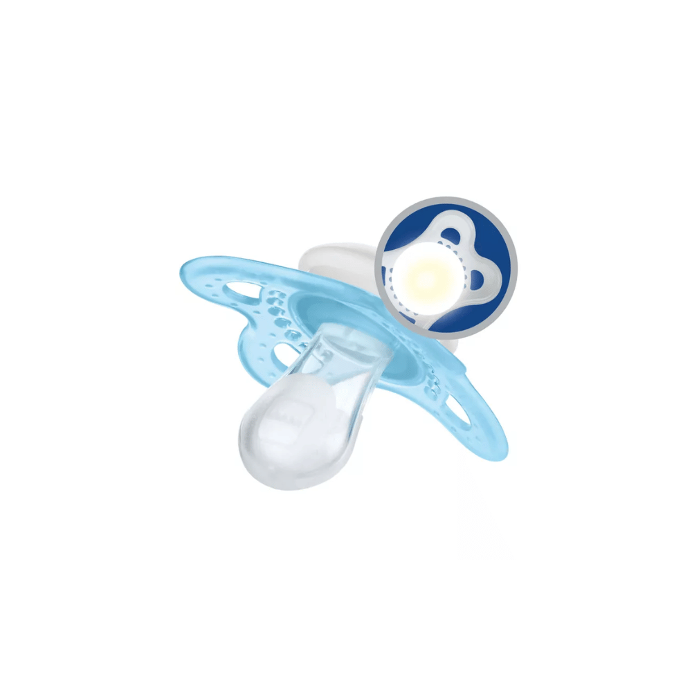 Mam Night 2-6M Soother 2Pk - Boy