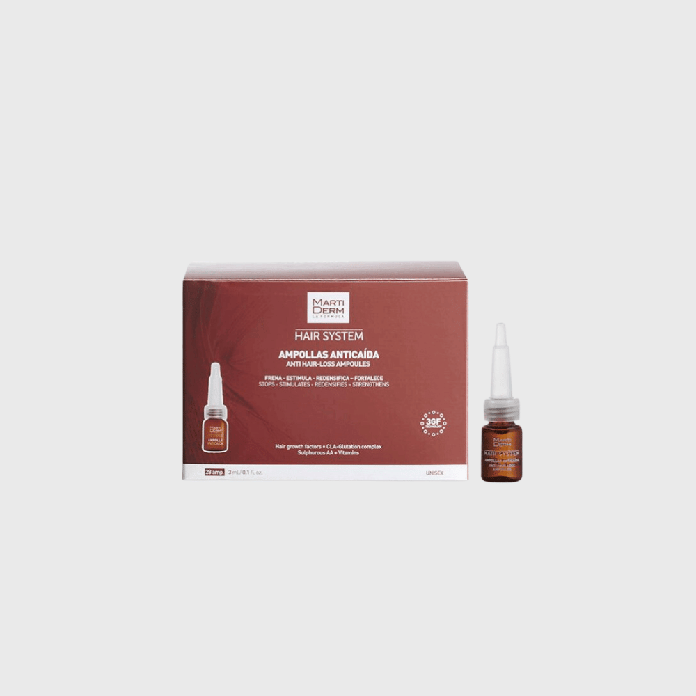 Martiderm Hair System Anti-Hair Loss Ampoules - 28 Ampoules