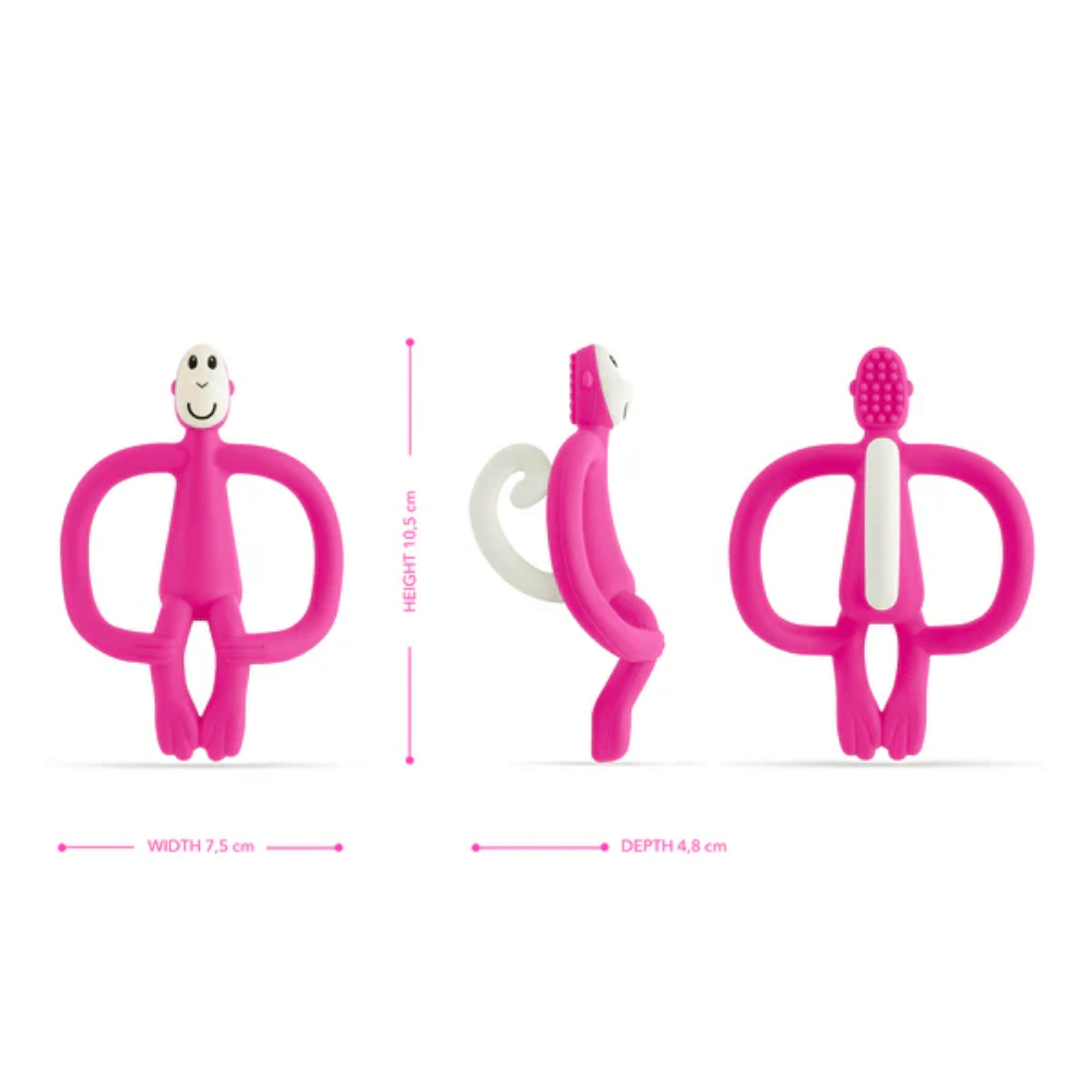 Matchstick Monkey - Pink Original Teether