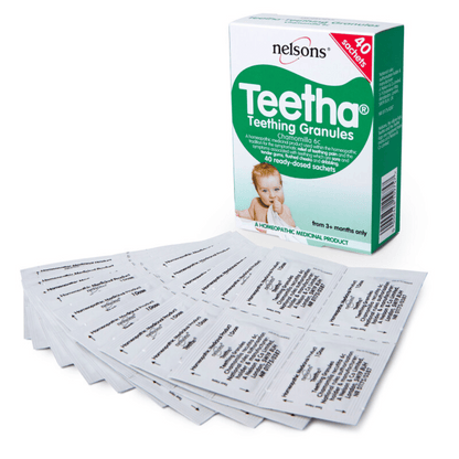 Nelsons Teetha Teething Granules 40 Sachets