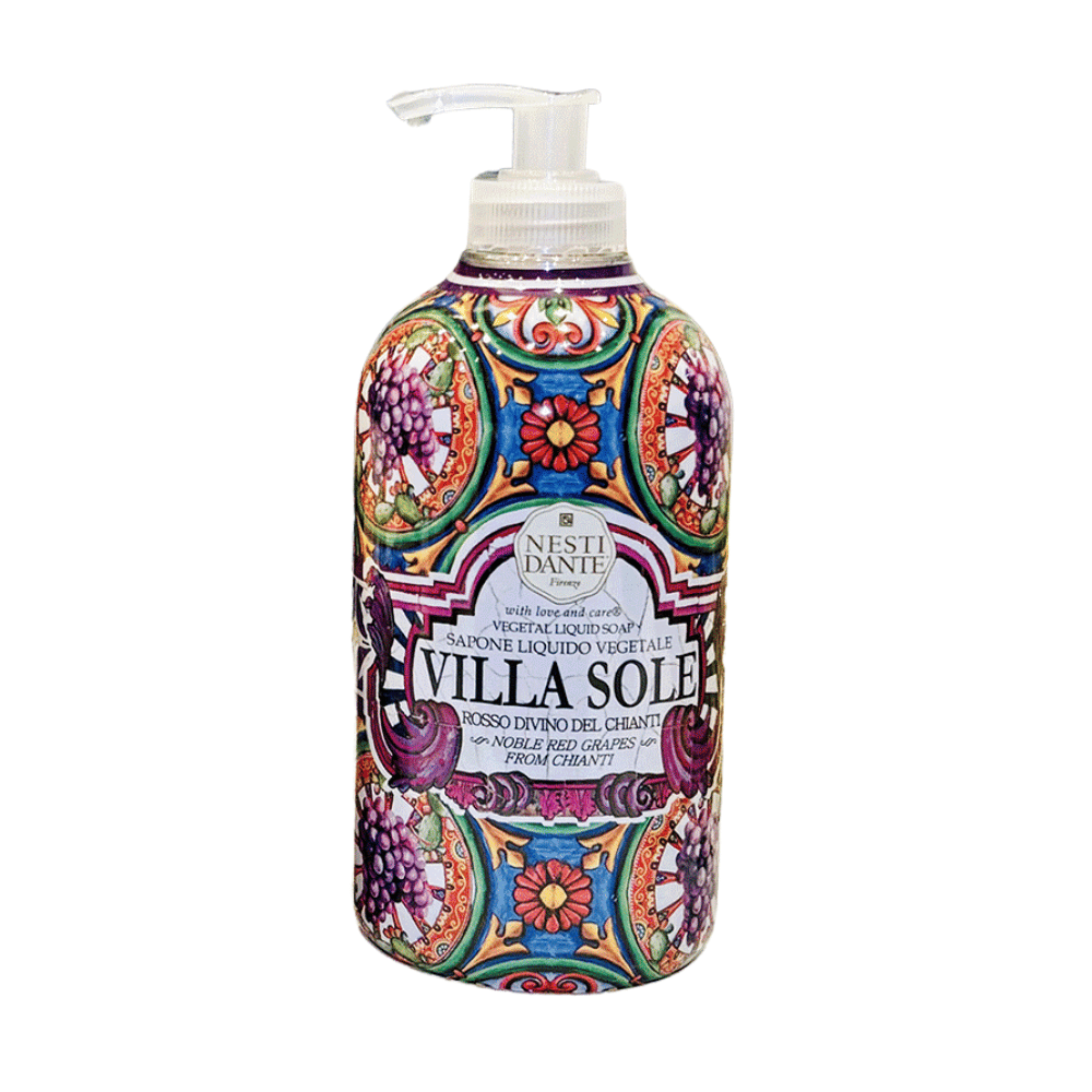 Nesti Dante Villa Sole Rosso Divino Liquid Soap 500ml