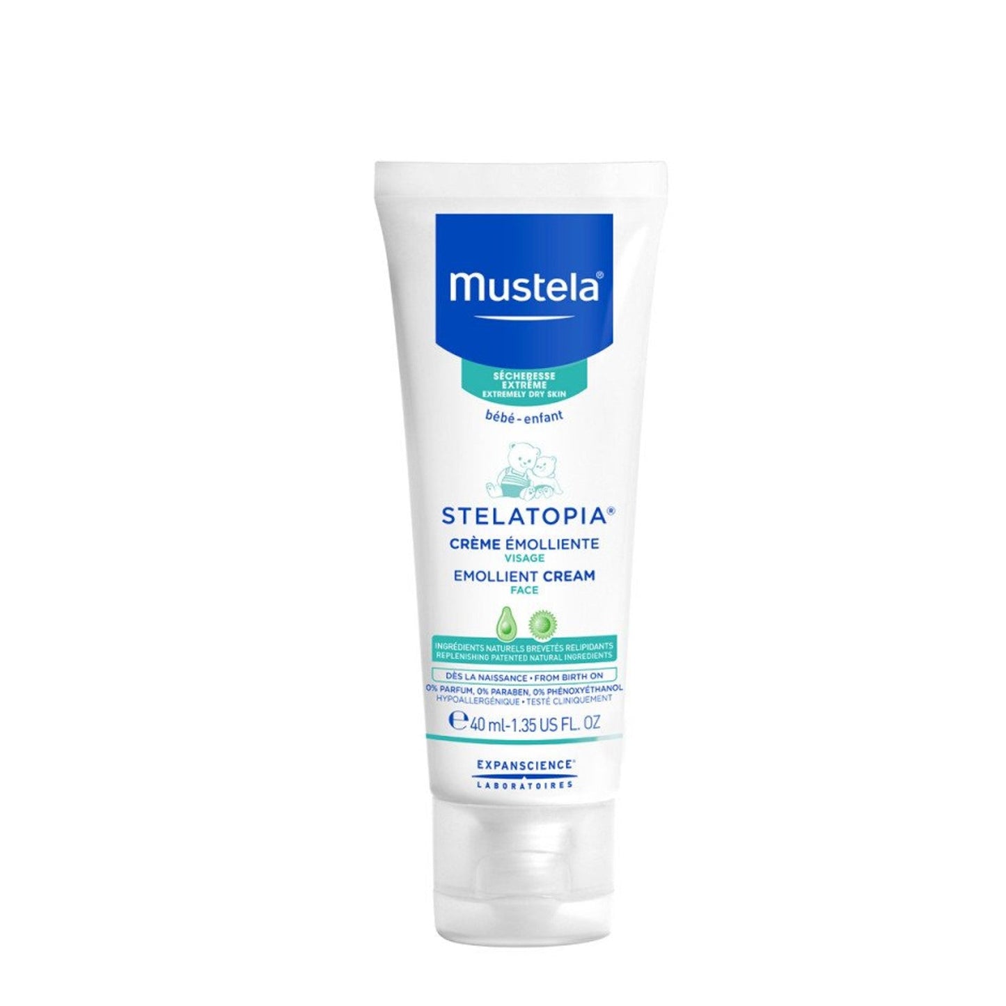 Mustela Stelatopia Emollient Face Cream 40ml