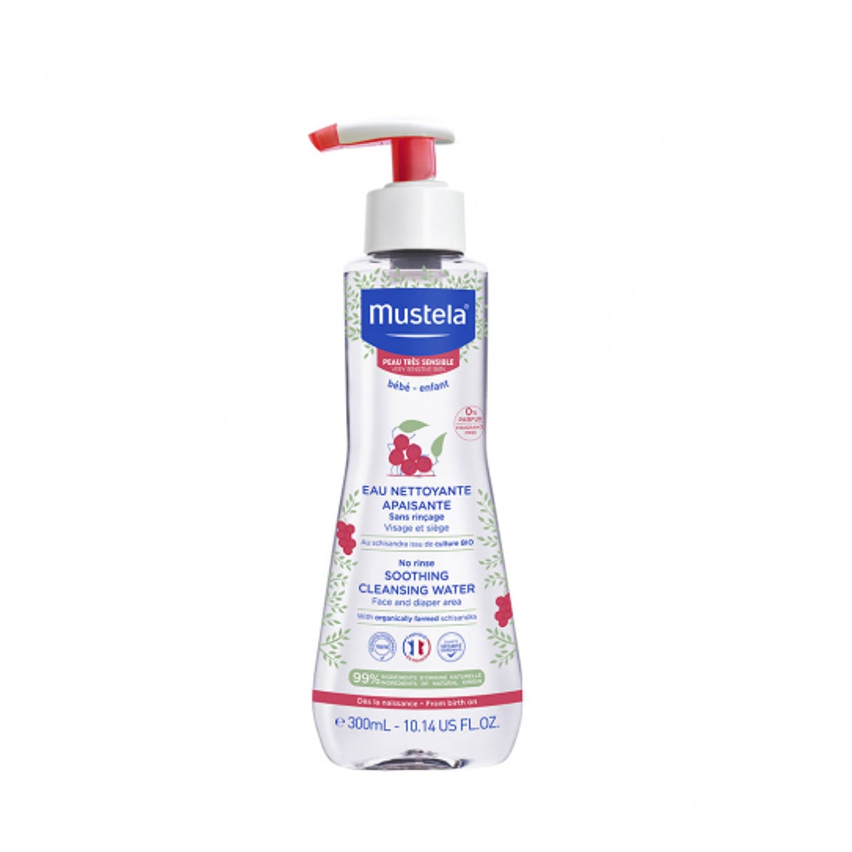 Mustela Sensitive Soothing No-Rinse Cleansing Water 300ml