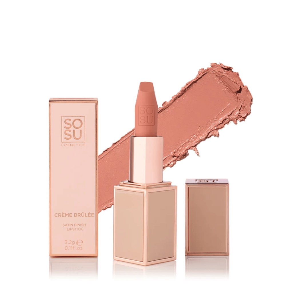 SOSU Satin Lipstick - Creme Brulee