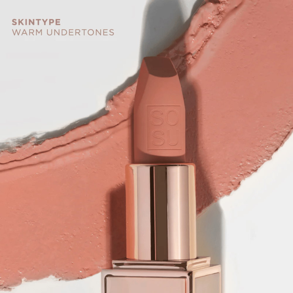 SOSU Satin Lipstick - Creme Brulee