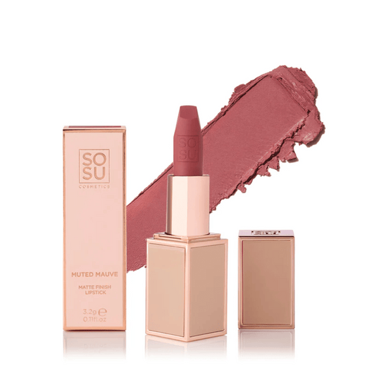 SOSU Satin Lipstick - Muted Mauve