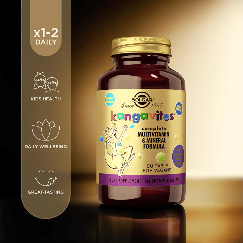 Solgar Kangavites Multivitamin Chewable Tablets for Children - Berry flavour