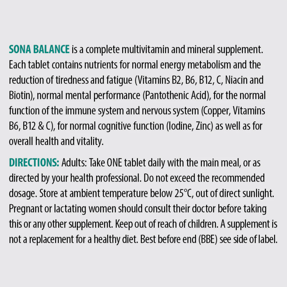 Sona Balance 30 Tabs