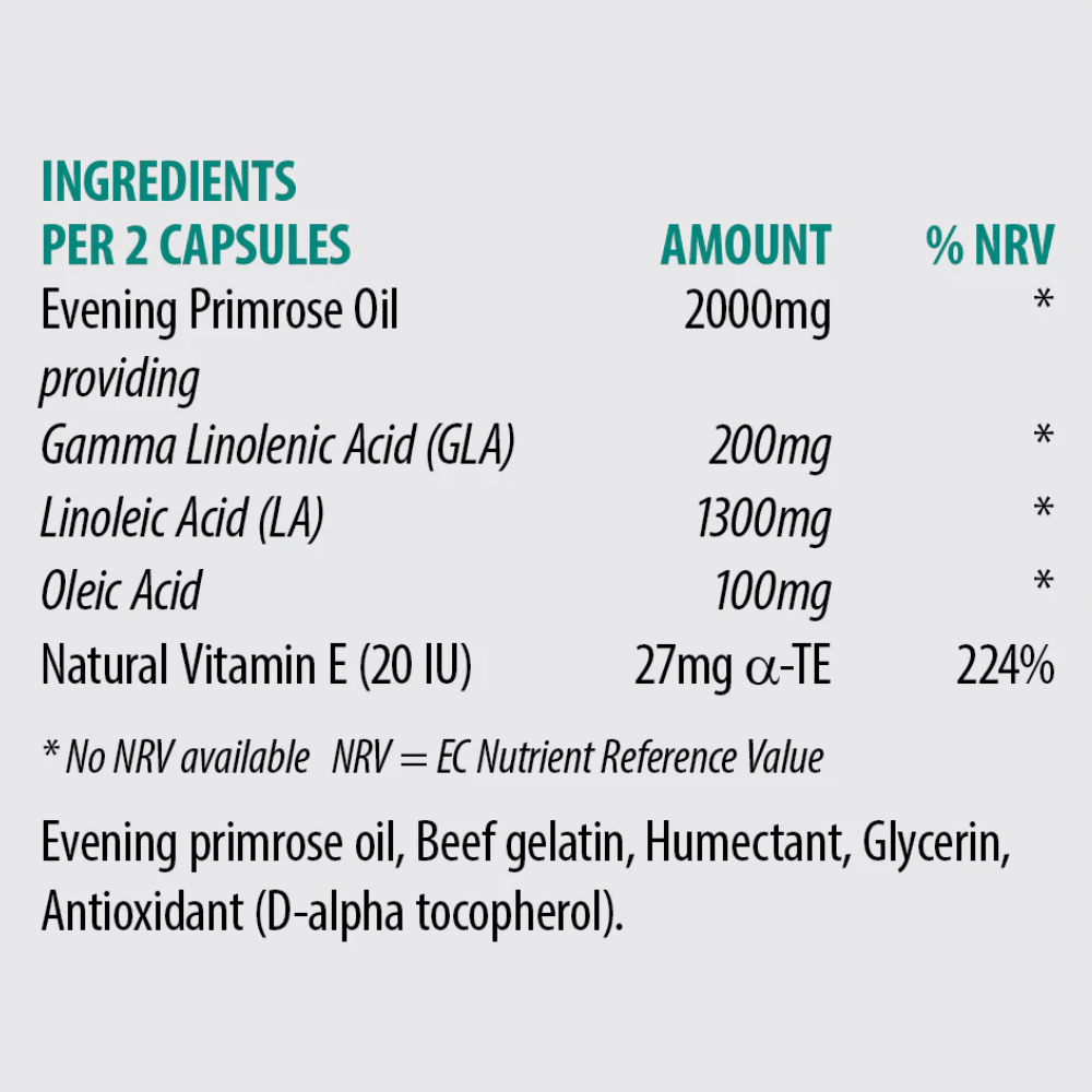 Sona Evening Primrose Oil 1000mg 30 Caps