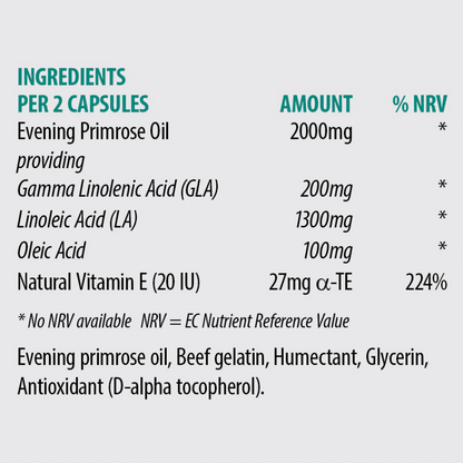 Sona Evening Primrose Oil 1000mg 30 Caps