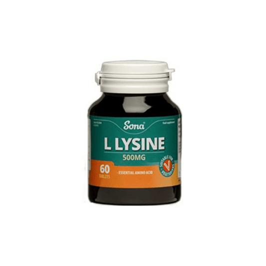 Sona L Lysine 500mg 60 Tabs