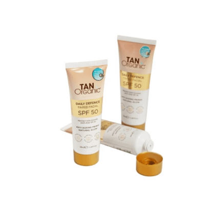 Tan Organic Daily Defence Tinted Facial SPF50