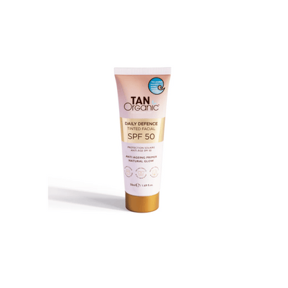 Tan Organic Daily Defence Tinted Facial SPF50